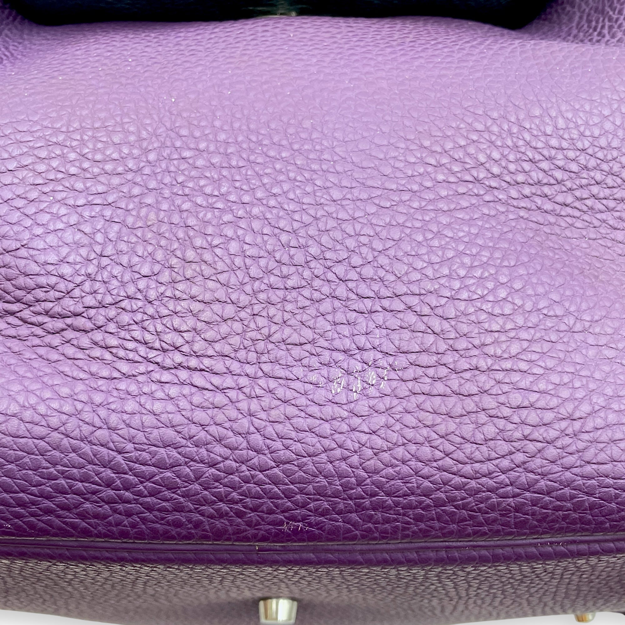 Lindy 34 Ultra Violet/Blue Obscure in Clemence, Palladium hardware