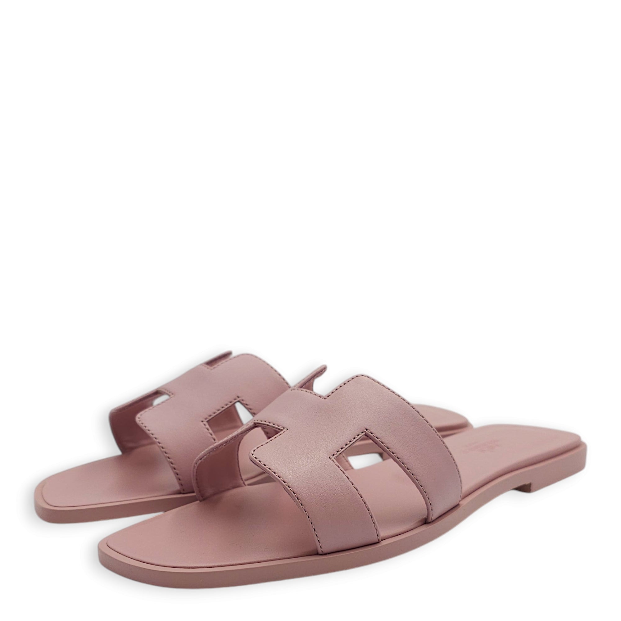 Oran 37.5 Rose Cancan Sandals in Calfskin