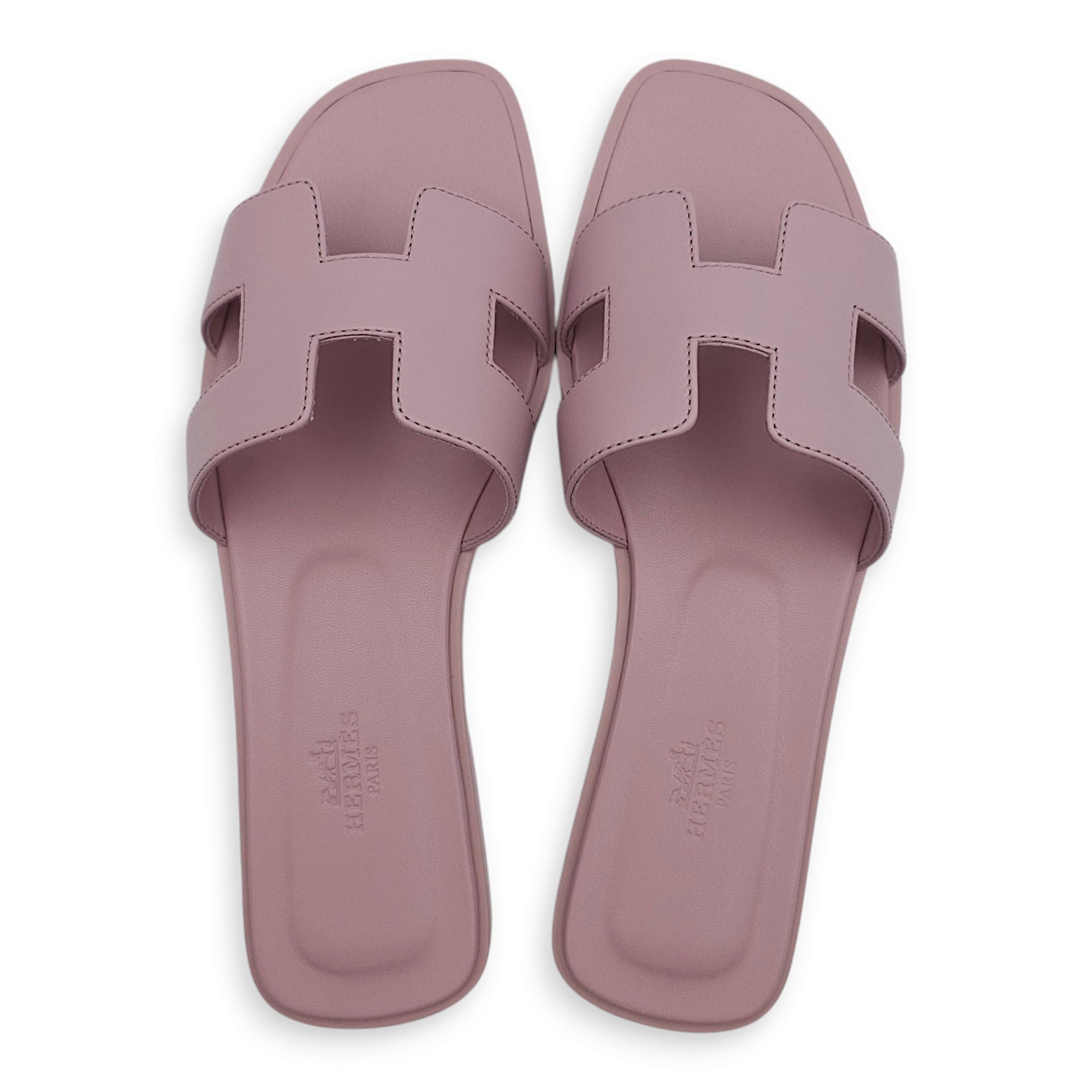 Oran 37.5 Rose Cancan Sandals in Calfskin