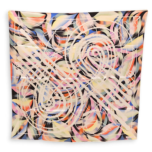 Hermes Marble Silk Fouets Et Badines Scarf 90 [] New | Multi | Silk | NA | In box | [CL2407-3456]