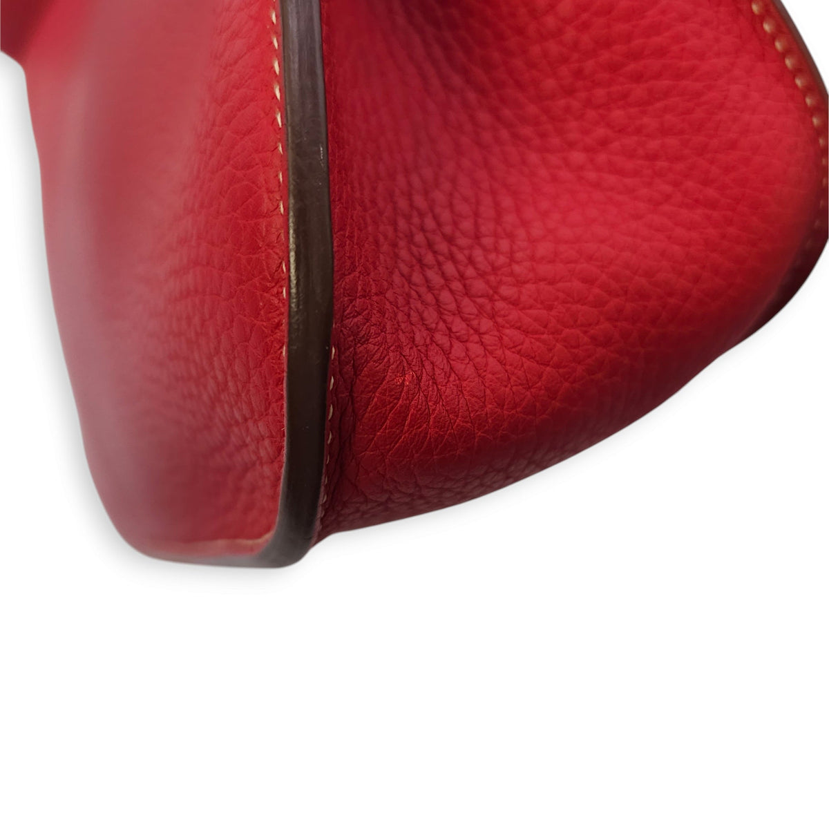 Halzan 31 Rouge Casaque in Clemence Palladium hardware