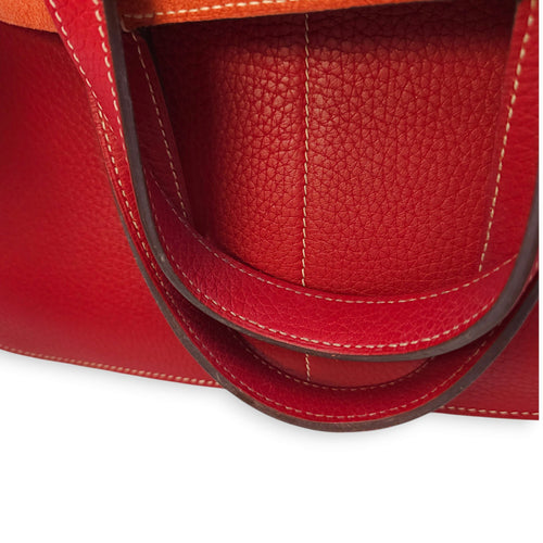Halzan 31 Rouge Casaque in Clemence Palladium hardware
