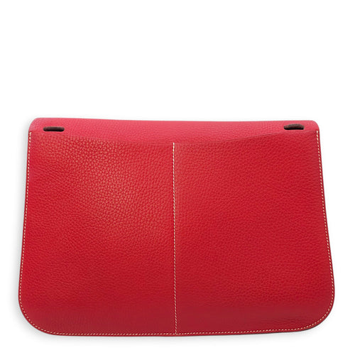 Halzan 31 Rouge Casaque in Clemence Palladium hardware