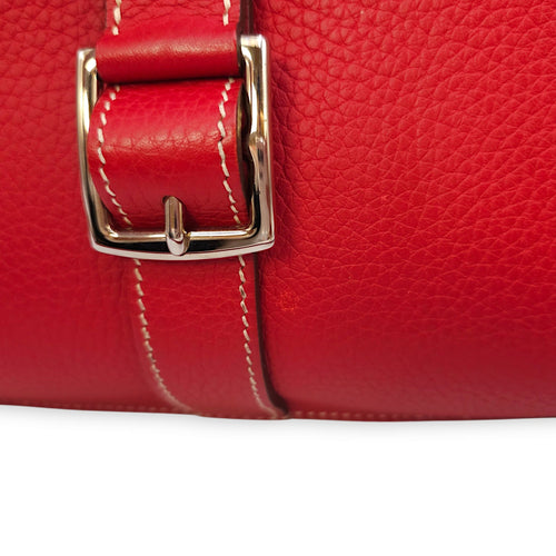 Halzan 31 Rouge Casaque in Clemence Palladium hardware