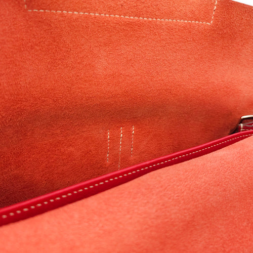 Halzan 31 Rouge Casaque in Clemence Palladium hardware