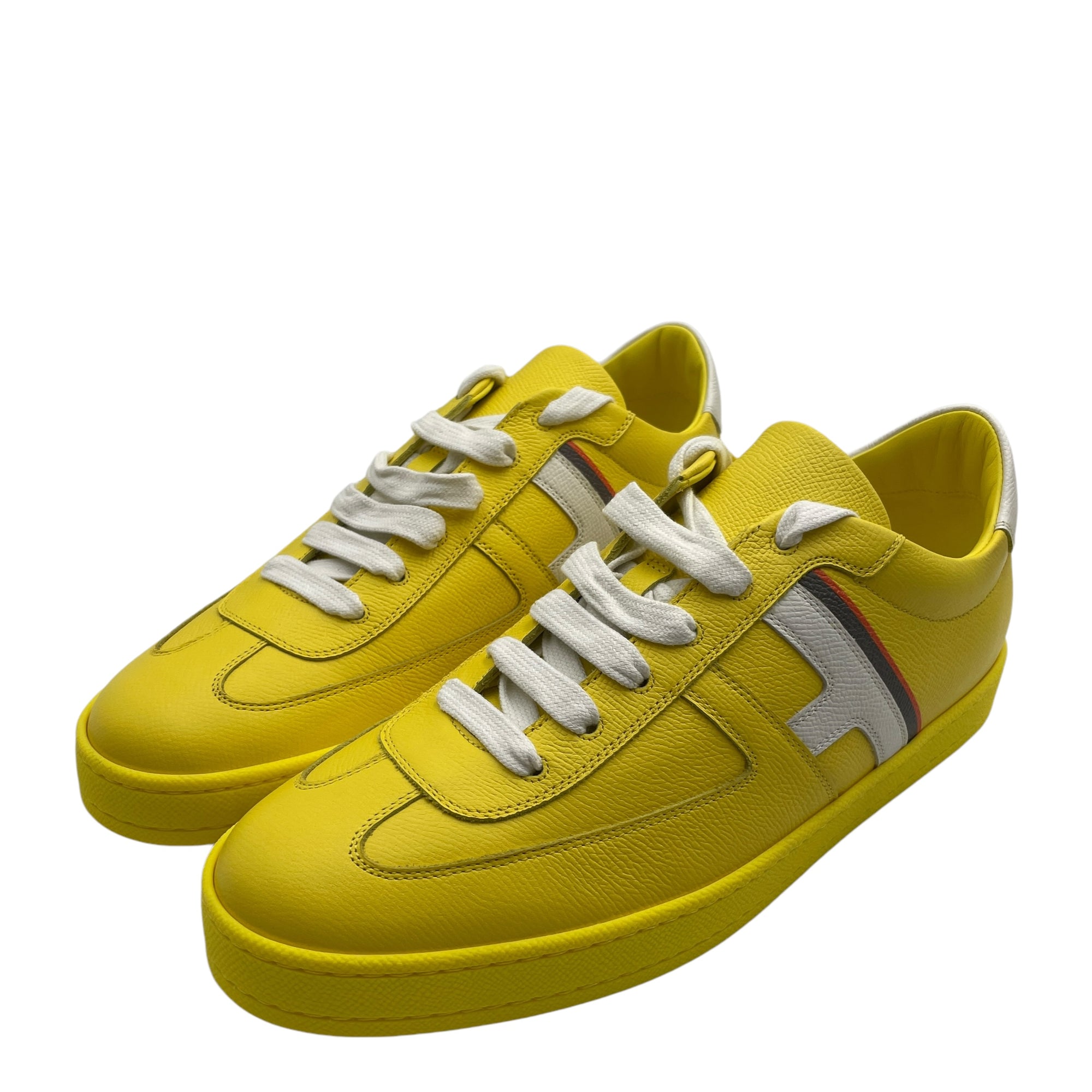 Boomerang Sneaker 42 Jaune Sneakers in Epsom