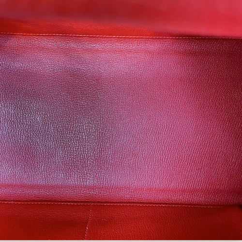 Kelly Amazone 40 Rouge Casaque in Clemence Palladium hardware