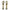 23B CC with Dangling Crystal Bar Earrings 1.5x4cm Costume Jewellery in Gold