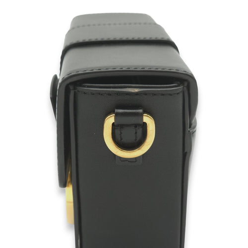 30 Montaigne Box Black Crossbody Bag in Calfskin Gold hardware C105941 2