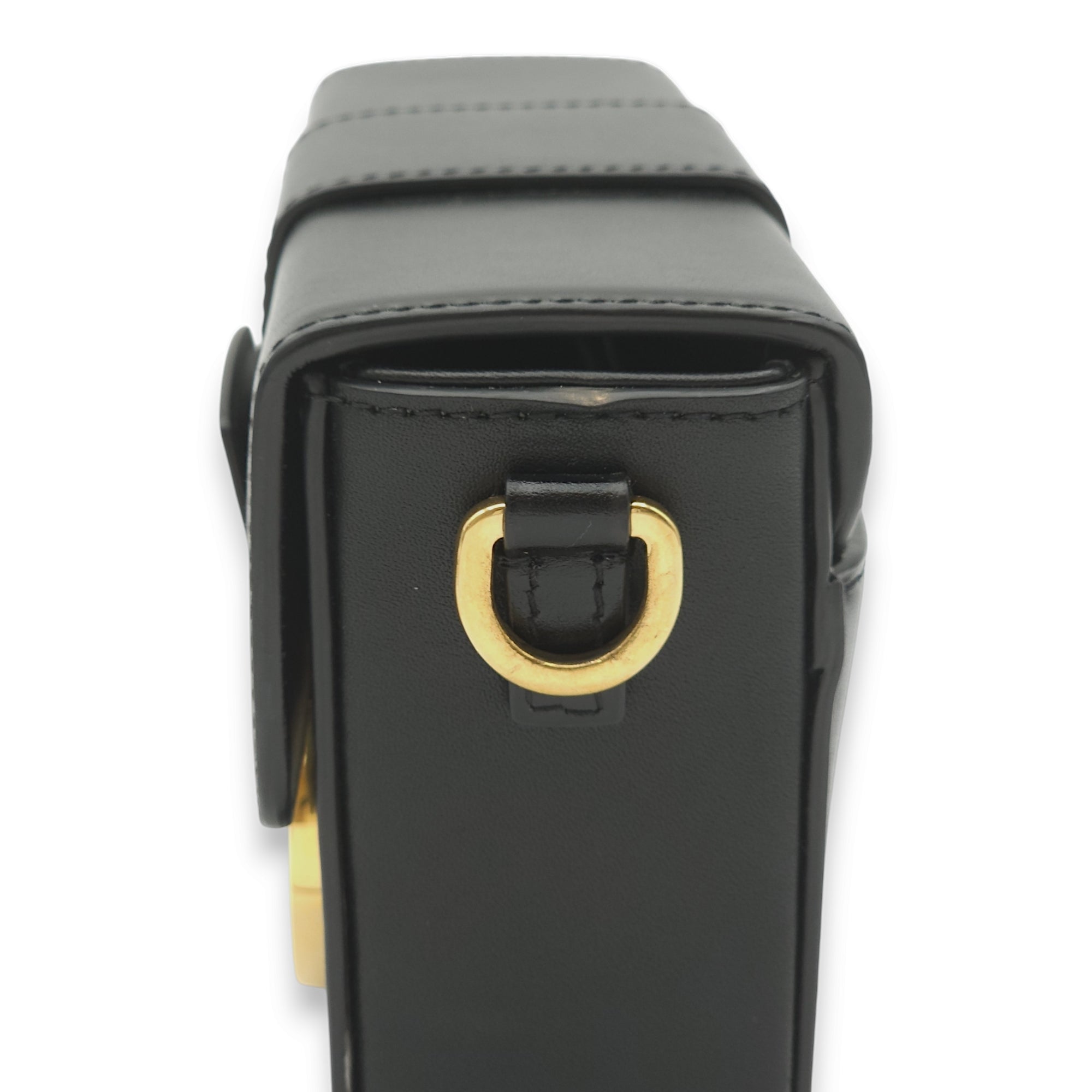 30 Montaigne Box Black Crossbody Bag in Calfskin Gold hardware C105941 2