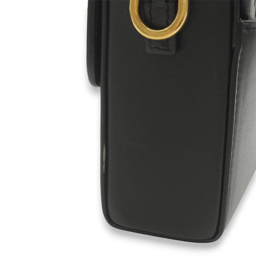 30 Montaigne Box Black Crossbody Bag in Calfskin Gold hardware C105941 3