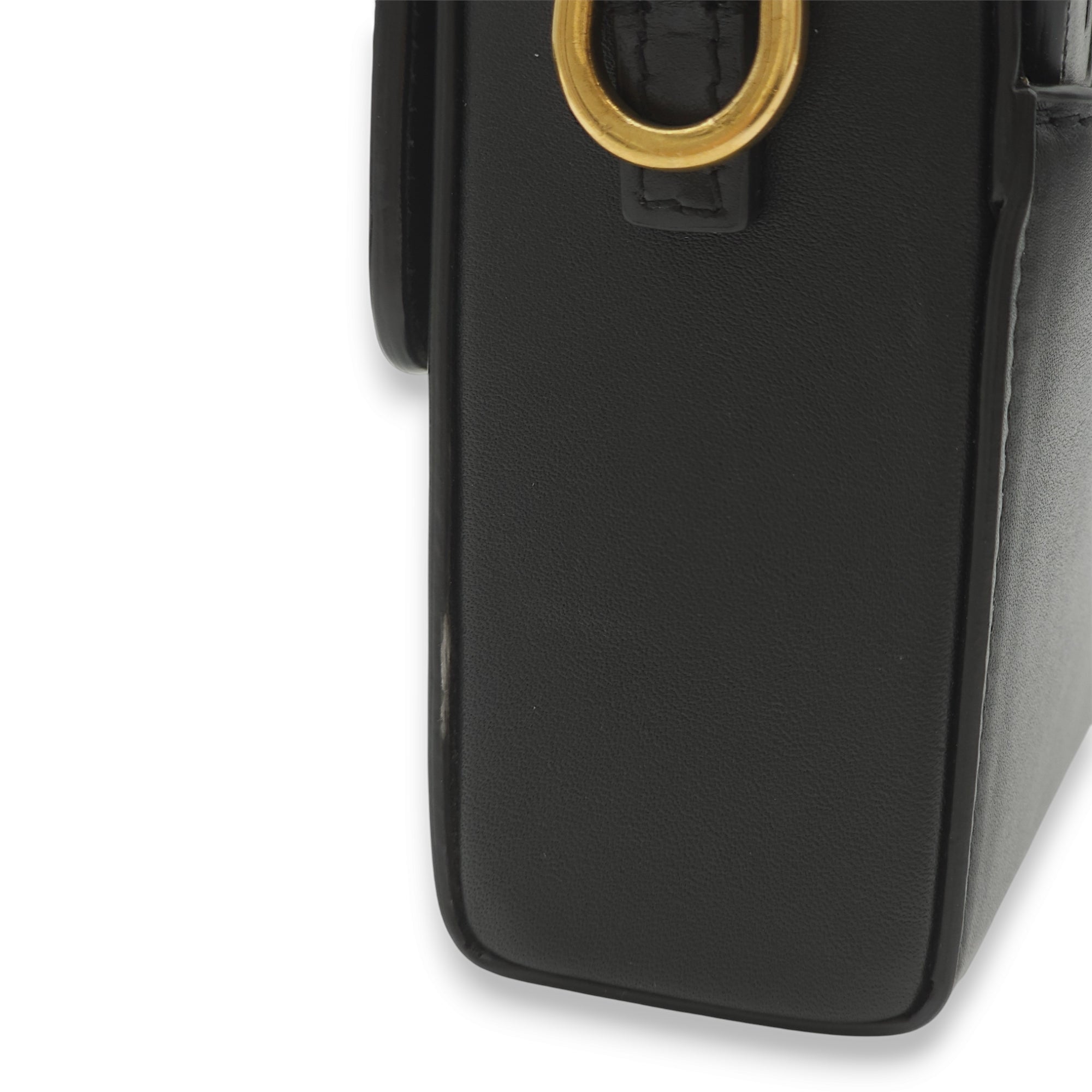 30 Montaigne Box Black Crossbody Bag in Calfskin Gold hardware C105941 3