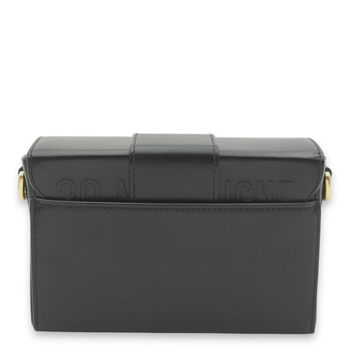 30 Montaigne Box Black Crossbody Bag in Calfskin Gold hardware C105941 8