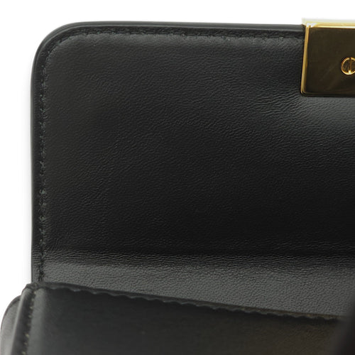 30 Montaigne Box Black Crossbody Bag in Calfskin Gold hardware C105941 4