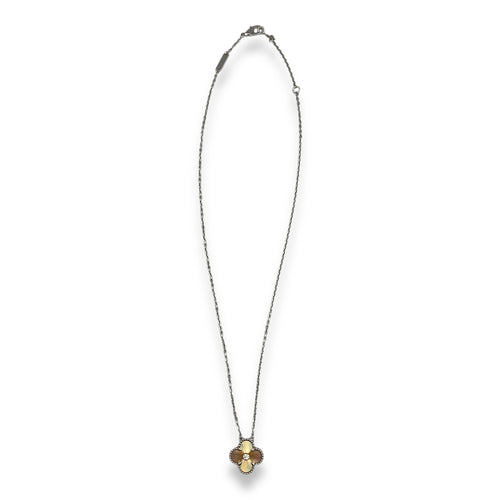 Holiday 2024 Necklace in White Gold/Guilloche RoseGold