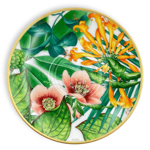 Passifolia Tea Cup & Saucer Green Tableware Gold hardware CL2411-6915 5