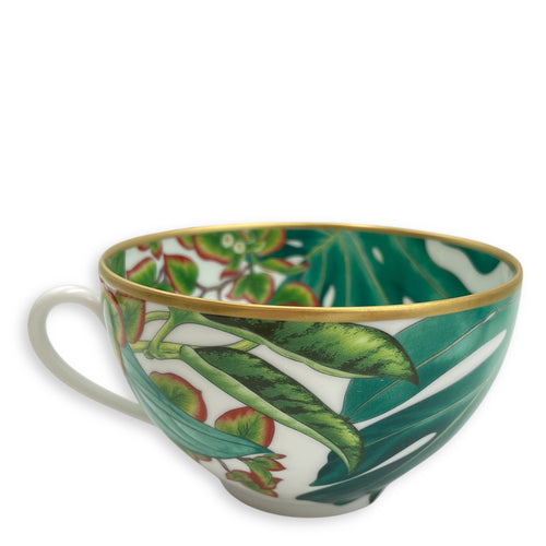 Passifolia Breakfast Cup and Saucer Multi-colour Tableware in Porcelain