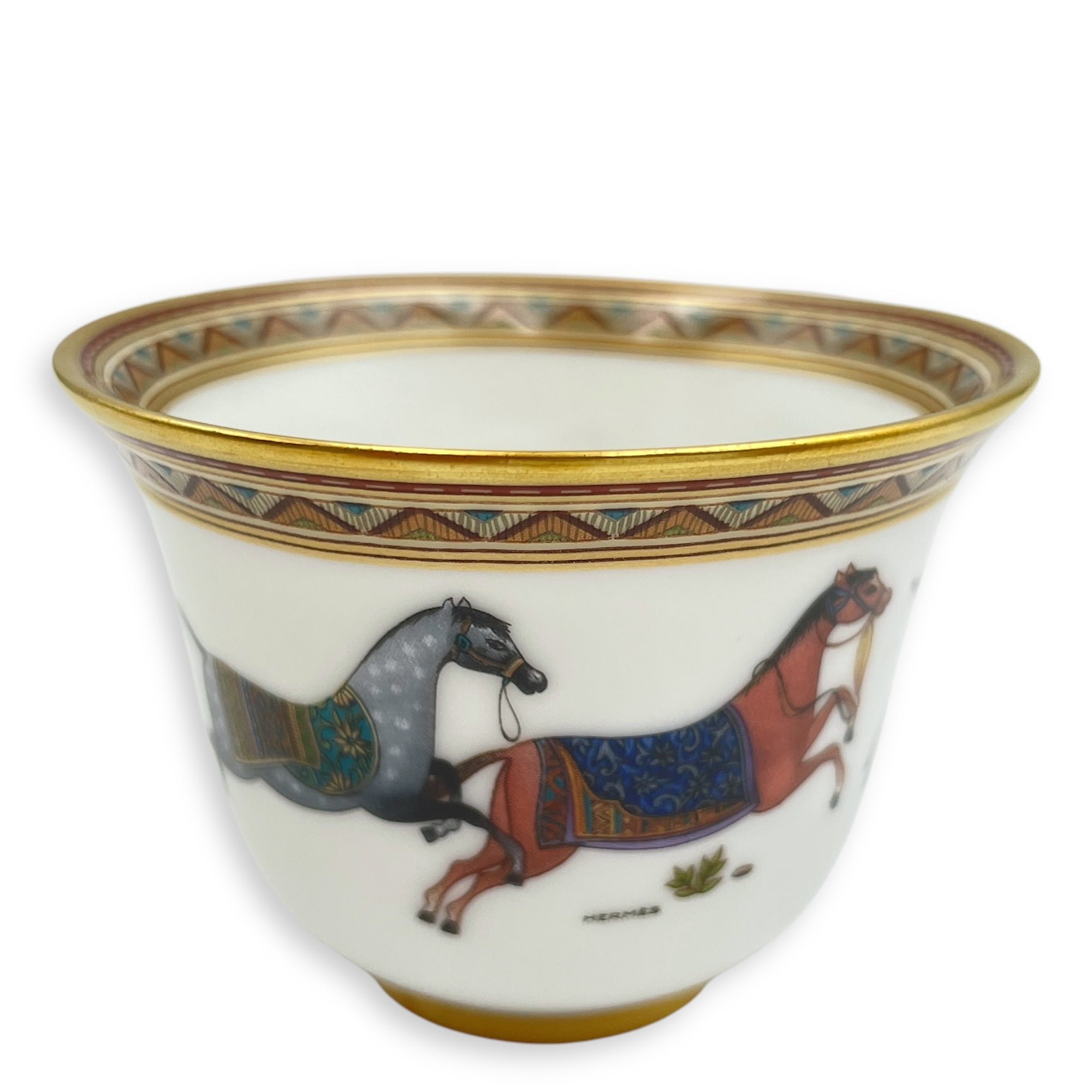 Cheval D'orient Cup, Mini Model Tableware in, Gold hardware