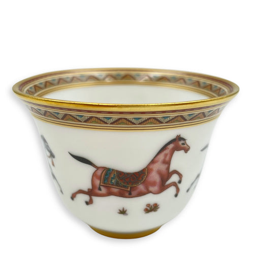 Cheval D'orient Cup, Mini Model Tableware in, Gold hardware