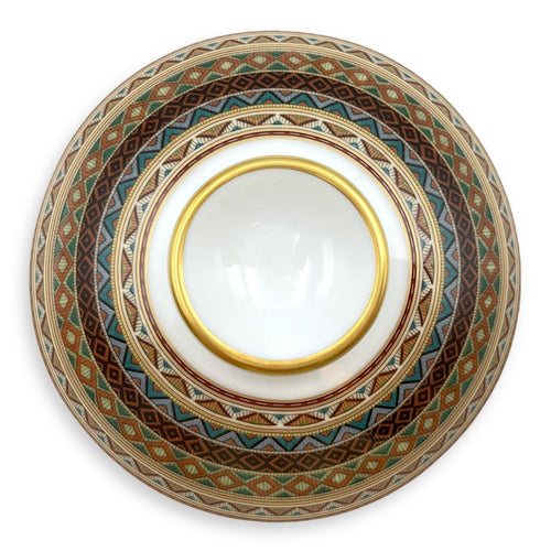 Cheval d’Orient Tea Cup with Lid & Saucer,  Large Model Multi-colour Tableware Gold hardware CL2410-6495 6