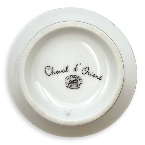 Cheval d’Orient Tea Cup with Lid & Saucer,  Large Model Multi-colour Tableware Gold hardware CL2410-6495 4