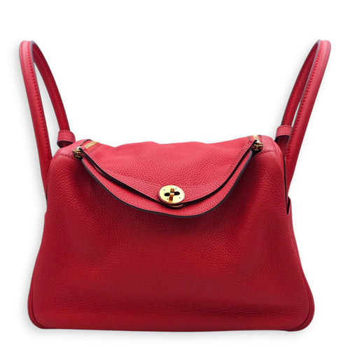 Lindy 30 Rouge Tomate in Clemence, Gold hardware