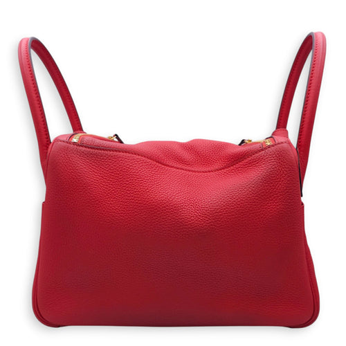 Lindy 30 Rouge Tomate in Clemence Gold hardware CL2501-9005 2