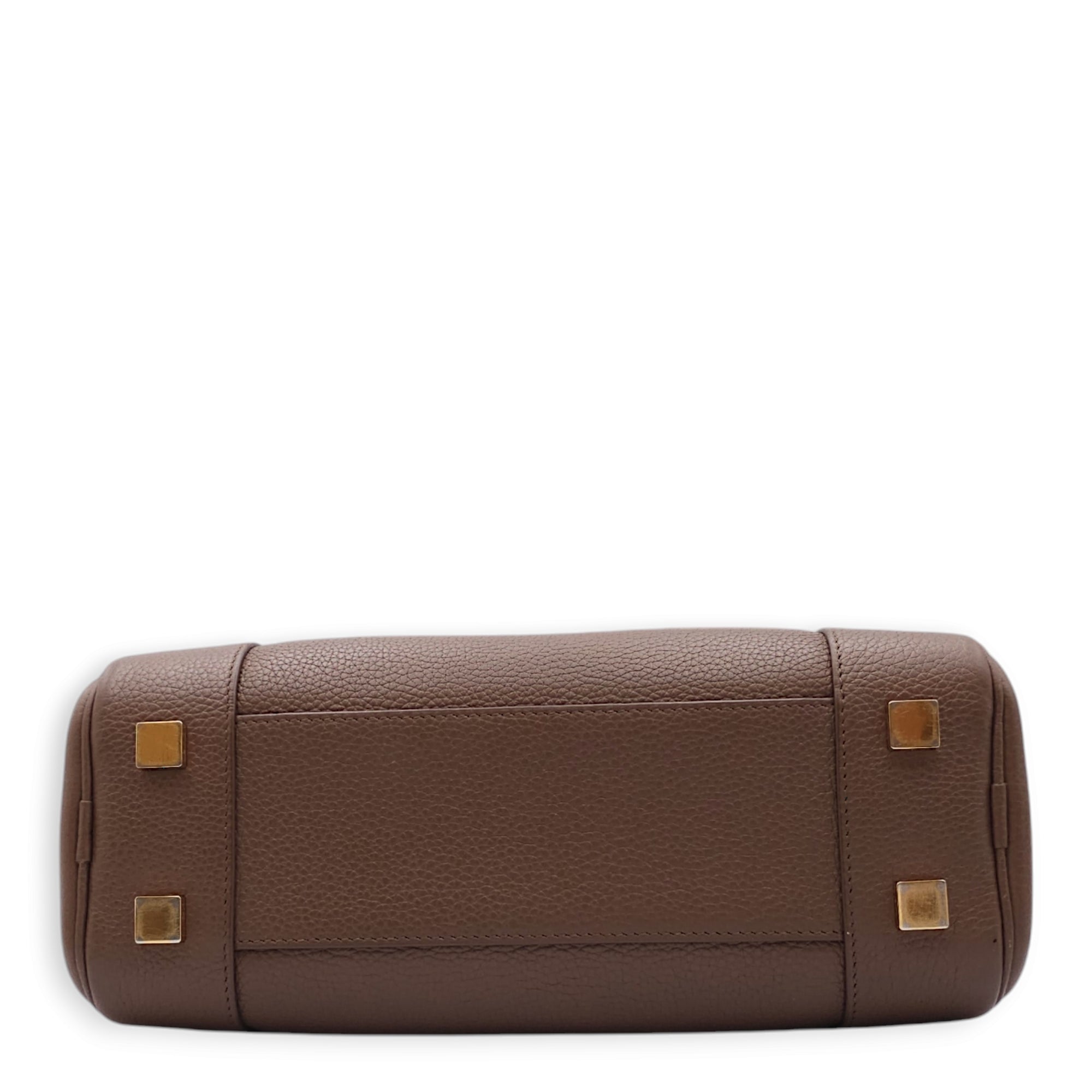 Amazona 23 23x14x9cm Brown Crossbody Bag in Calfskin, Gold hardware