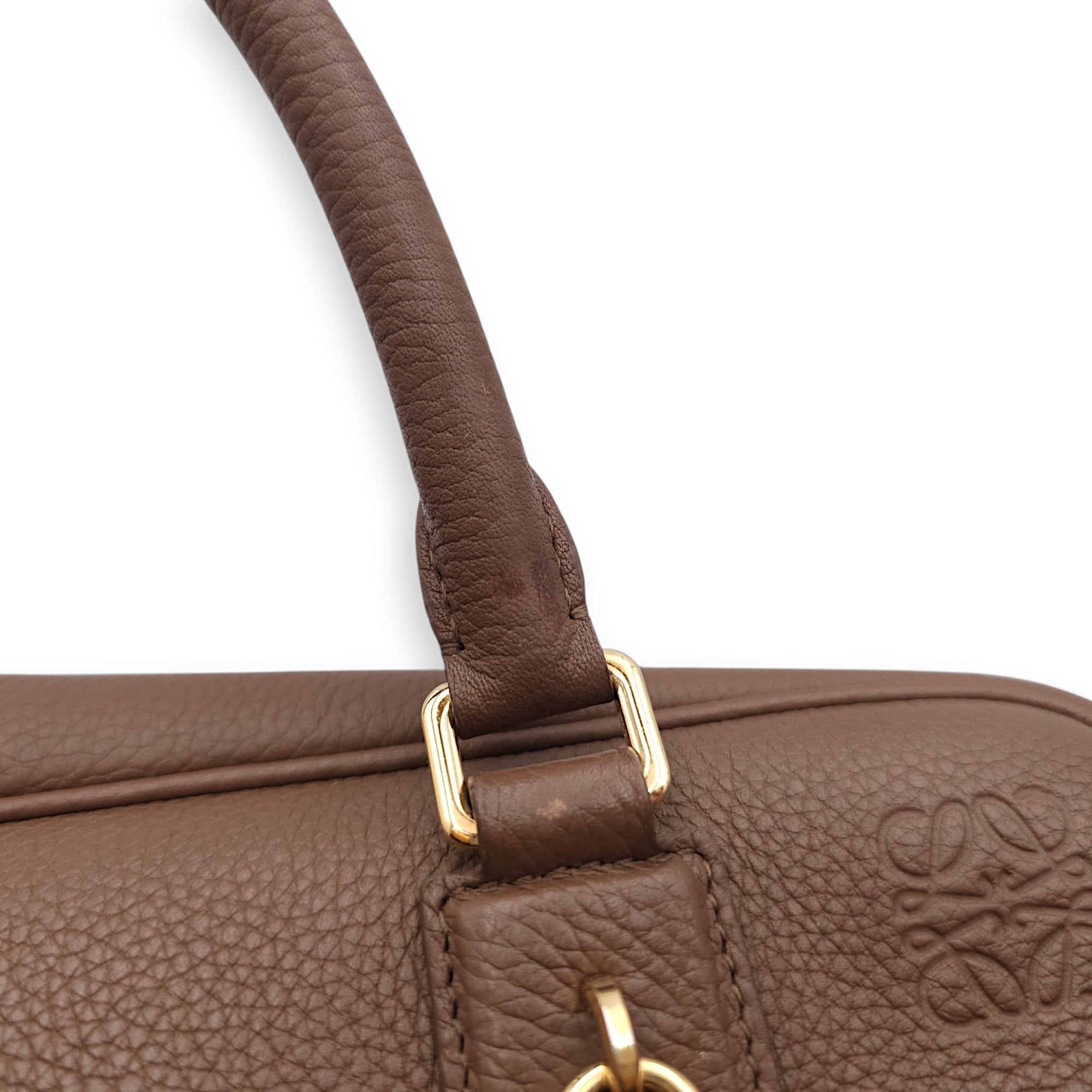 Amazona 23 23x14x9cm Brown Crossbody Bag in Calfskin, Gold hardware