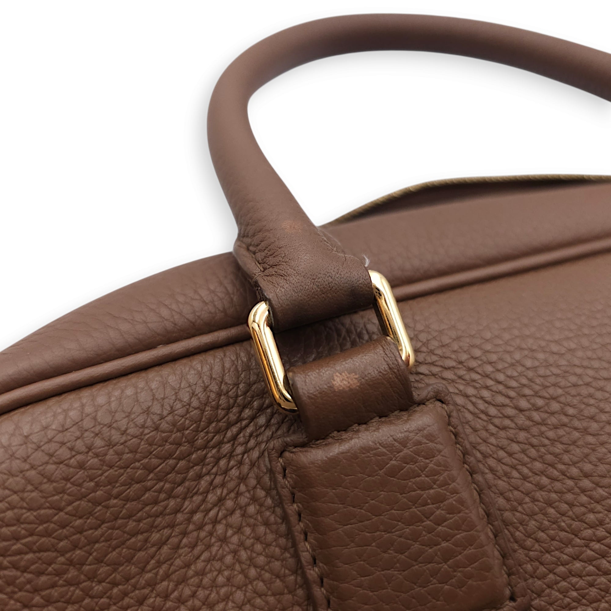 Amazona 23 23x14x9cm Brown Crossbody Bag in Calfskin, Gold hardware