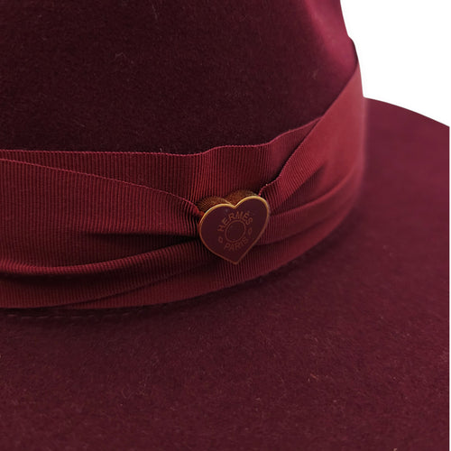 Chapeau Faubourg Love 55 Rouge Hat