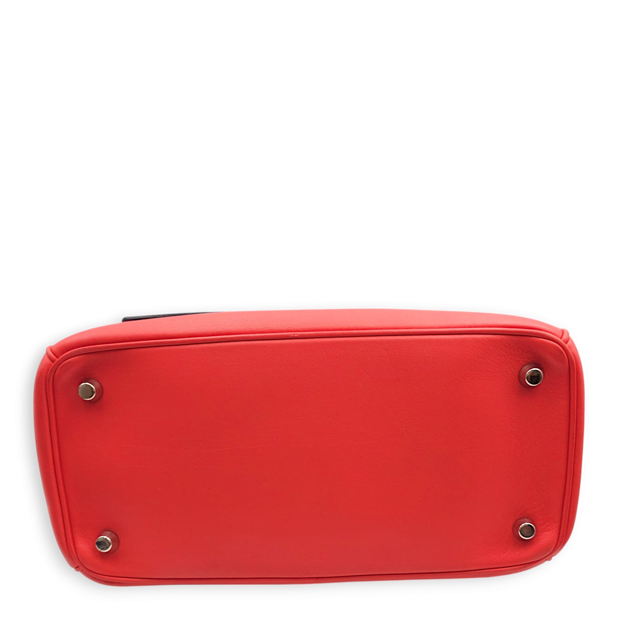 Be Dior 26x20x13cm Red Shoulder Bag in Calfskin, Silver hardware