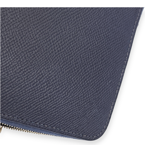 Silk In Blue Sapphire Wallet in Epsom, Palladium hardware