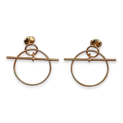 Loop Small Model Earrings in RoseGold Hardware