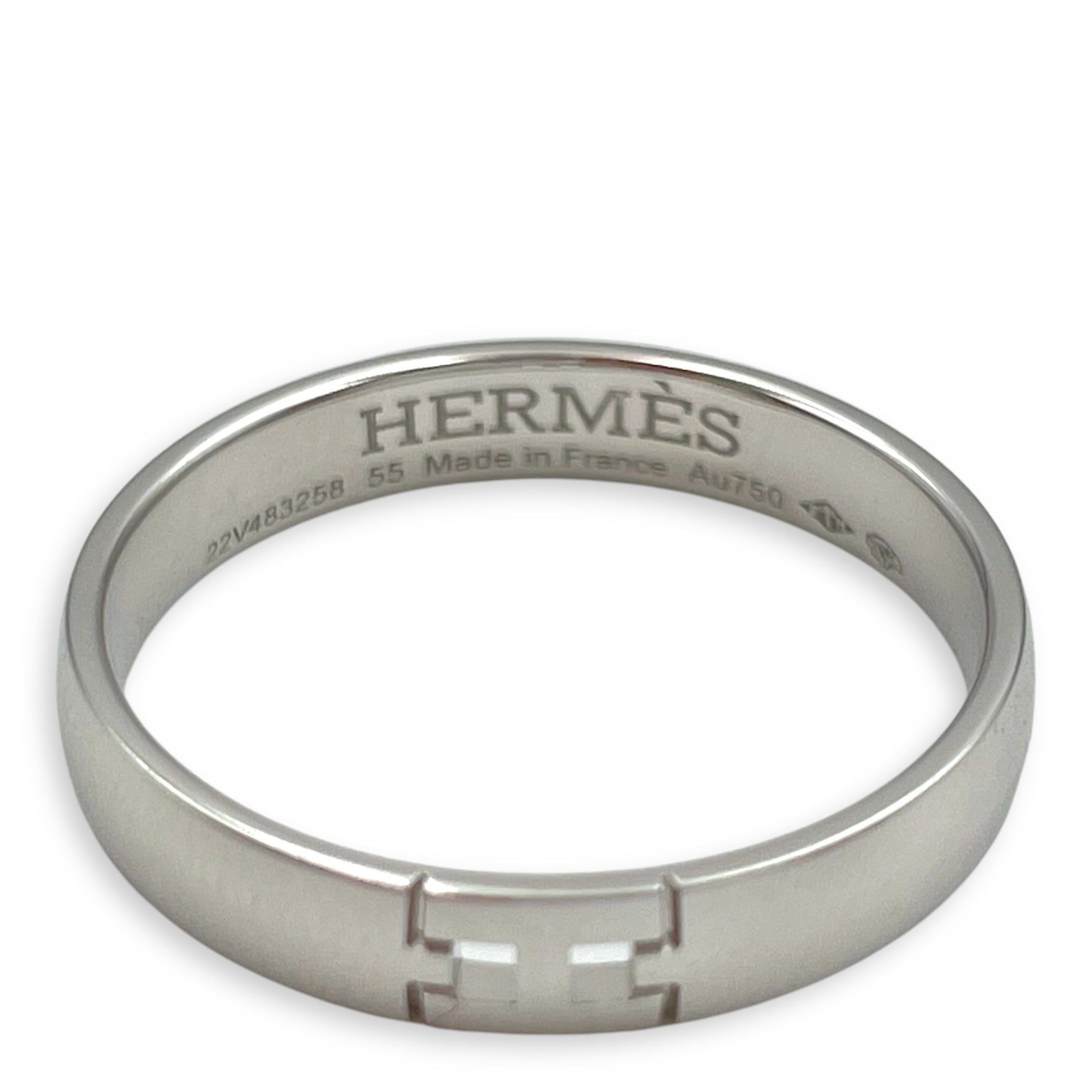 Ever Harkles 55 Wedding Band in White Gold Hardware