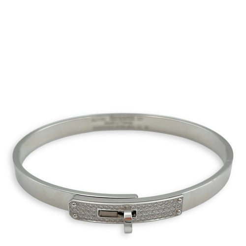 Kelly H PM ST Bracelet in White Gold Hardware