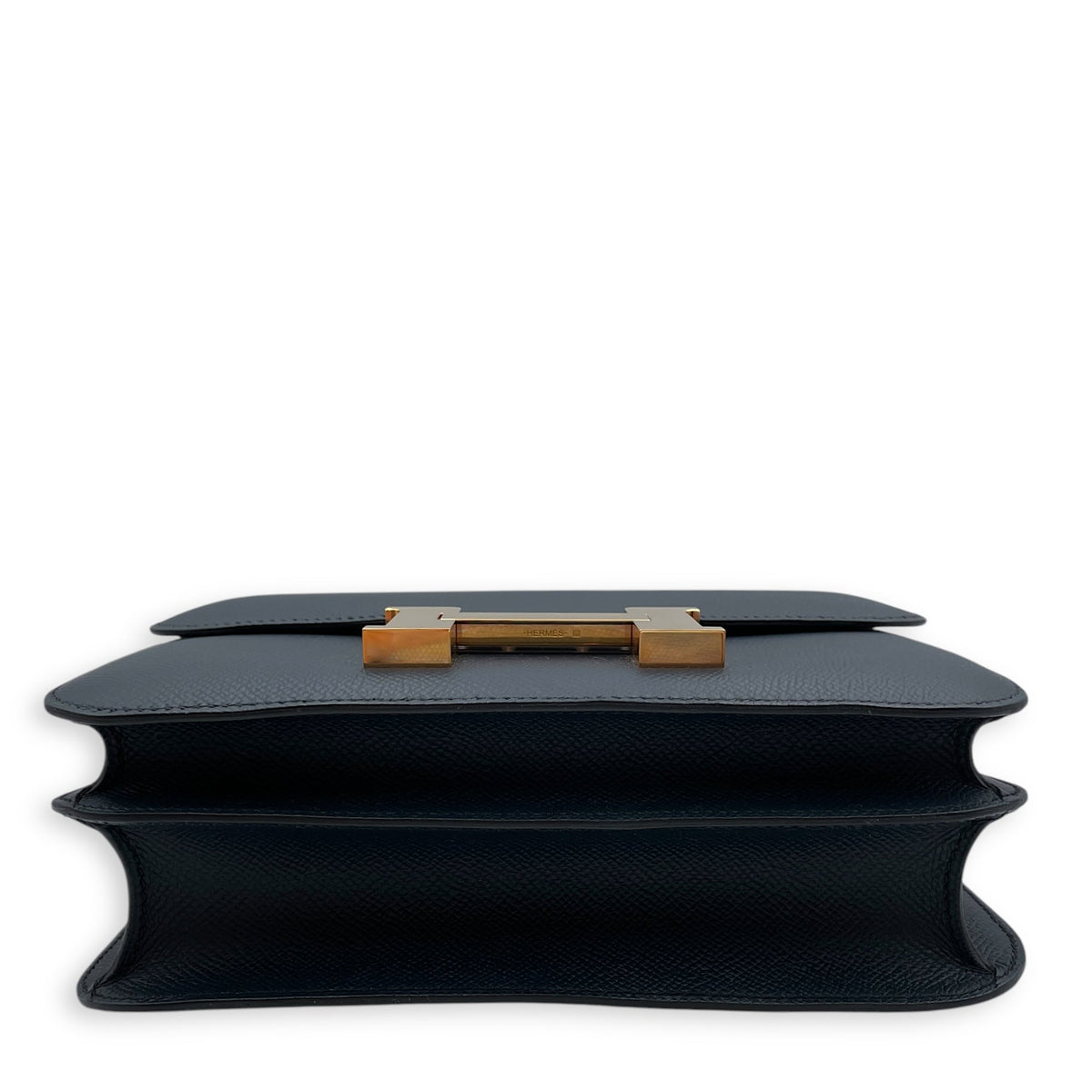 Constance 24 Blue Indigo in Epsom Gold hardware
