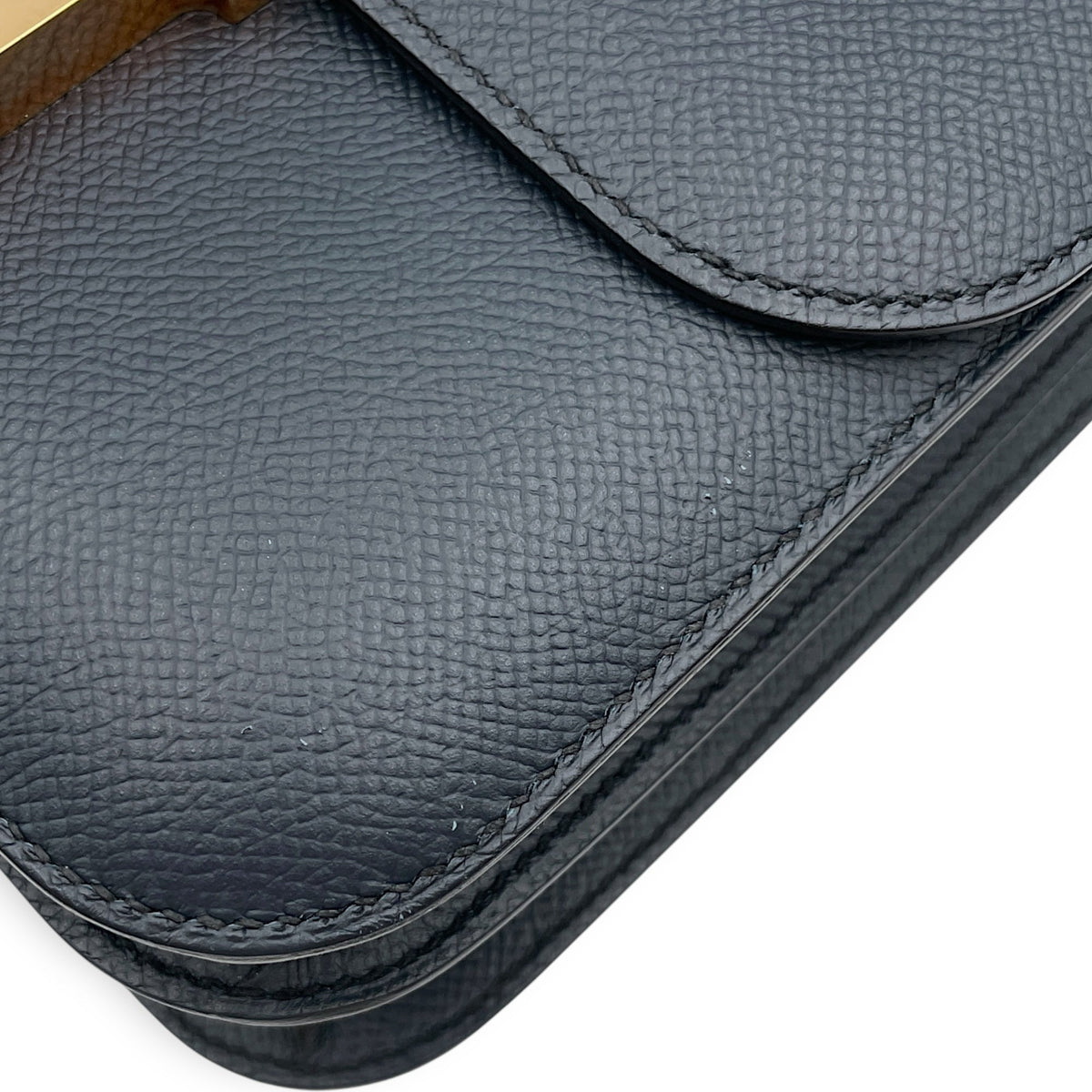 Constance 24 Blue Indigo in Epsom Gold hardware
