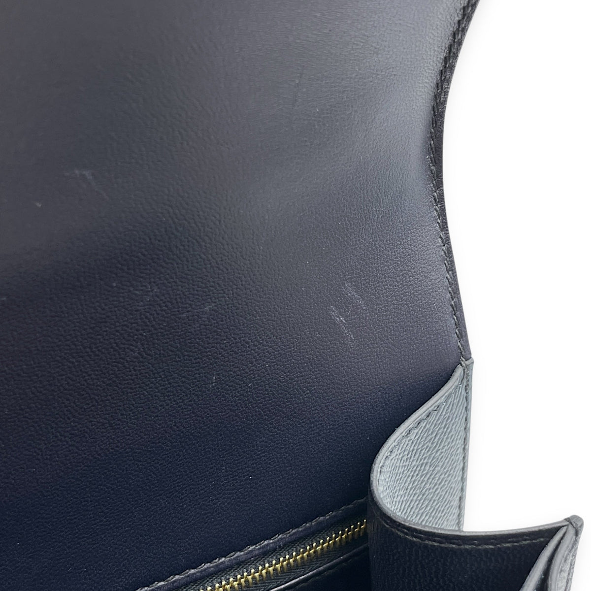 Constance 24 Blue Indigo in Epsom Gold hardware