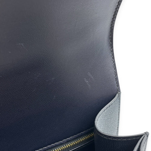 Constance 24 Blue Indigo in Epsom Gold hardware