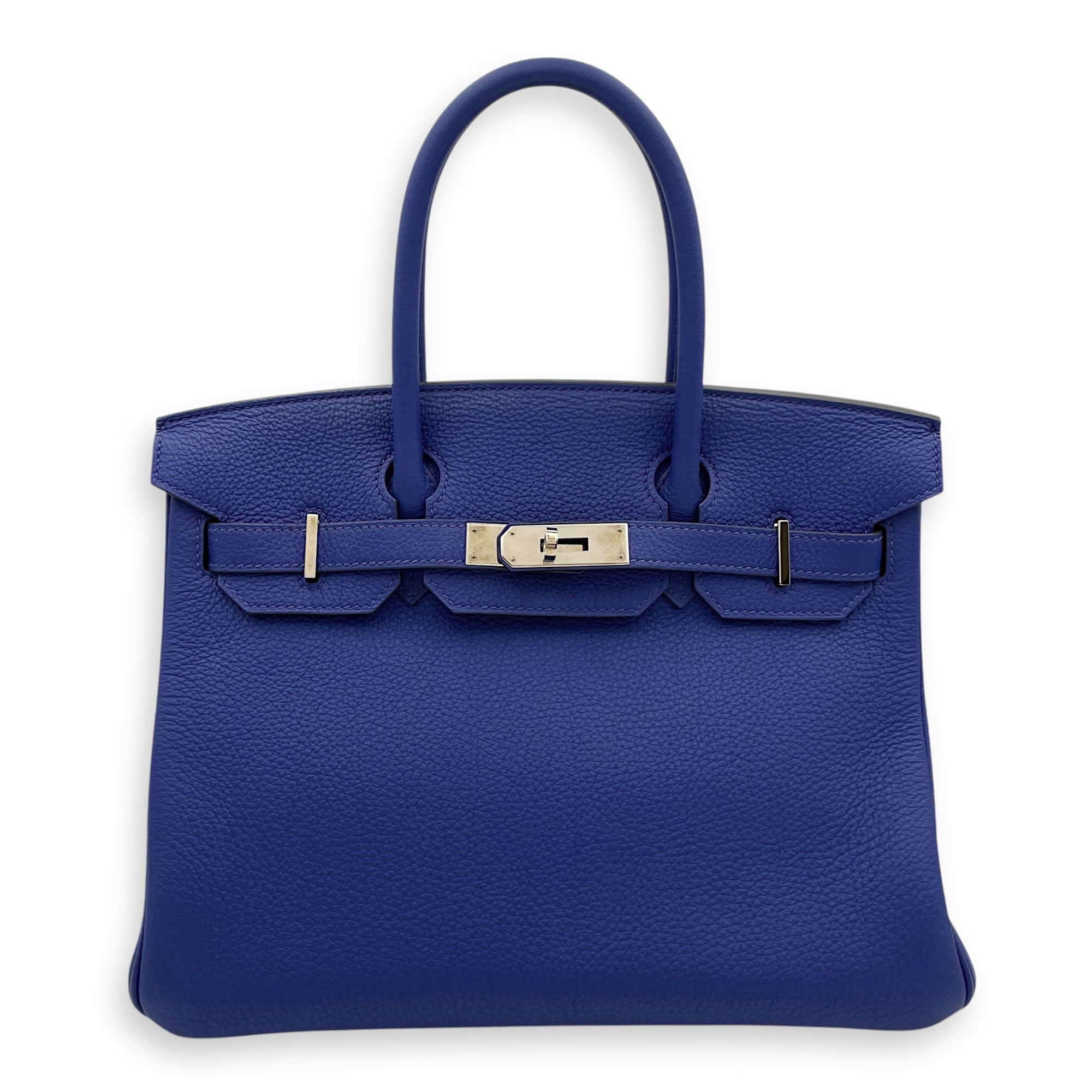 Birkin 30 Blue Electric in Clemence, Palladium hardware