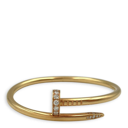 Juste Un Clou Diamond 15 Bracelet in Gold Hardware