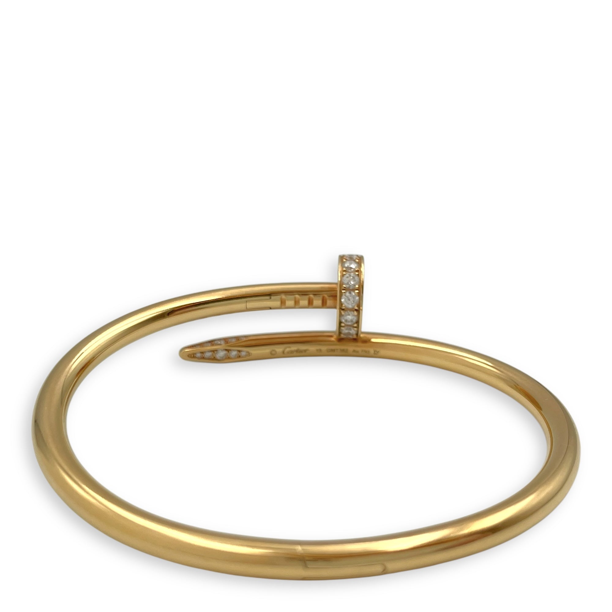 Juste Un Clou Diamond 15 Bracelet in Gold Hardware