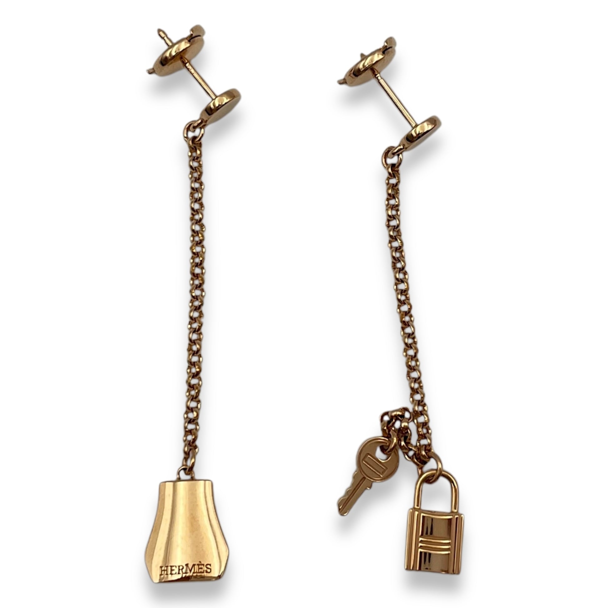 Kelly Clochette Earrings in Rose Gold Hardware