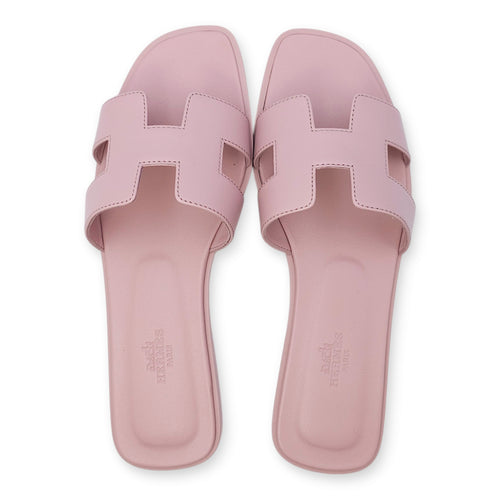 Oran 38 Rose Cancan Sandals in Calfskin