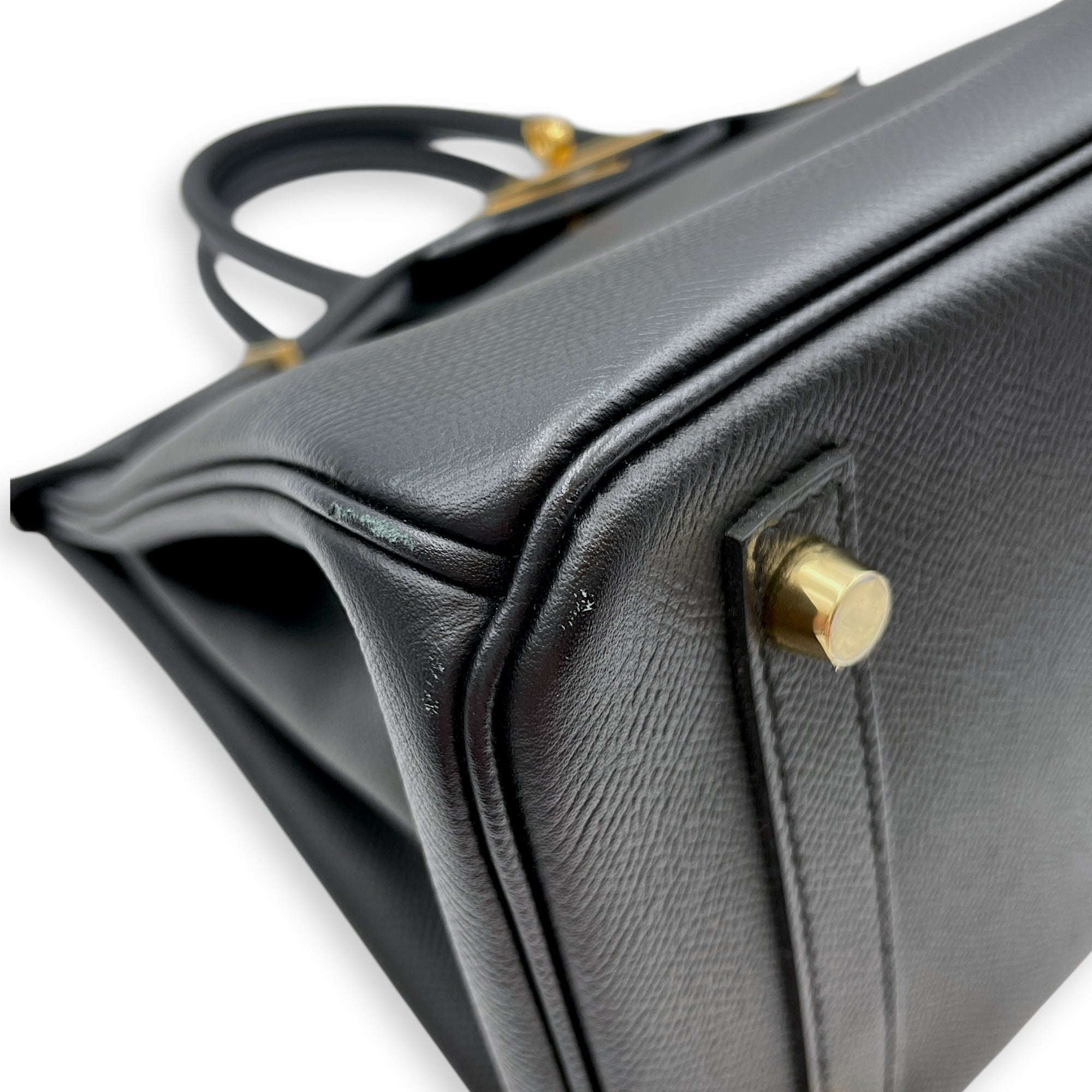 Birkin 30 Black in Epsom, Gold hardware