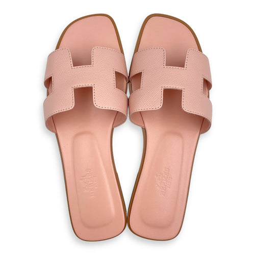 Oran 37 Rose Pale Sandals in Epsom