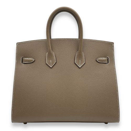 Sellier Birkin 25 Etoupe in Epsom, Gold hardware