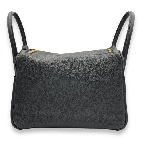 Lindy 30 Black in Clemence Gold hardware