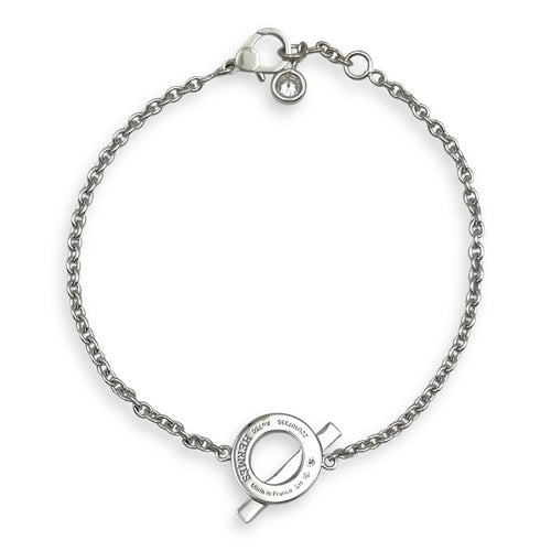 Finesse SH Bracelet in White Gold Hardware